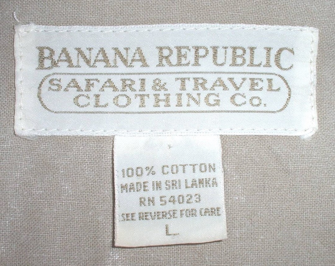 1980s Vintage Banana Republic Men's Cotton Khaki Light - Etsy