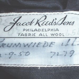 USN US Navy mess dress jacket, Krumwiede 1950