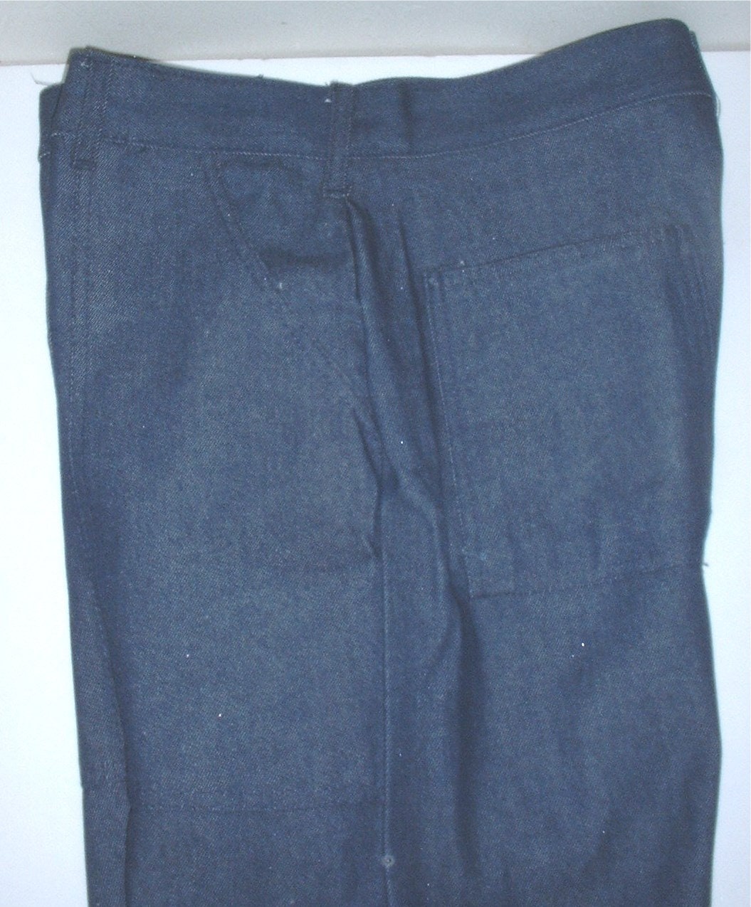 USN US Navy/prison Blue Denim Jeans Size 52X37, Extra-bubba - Etsy