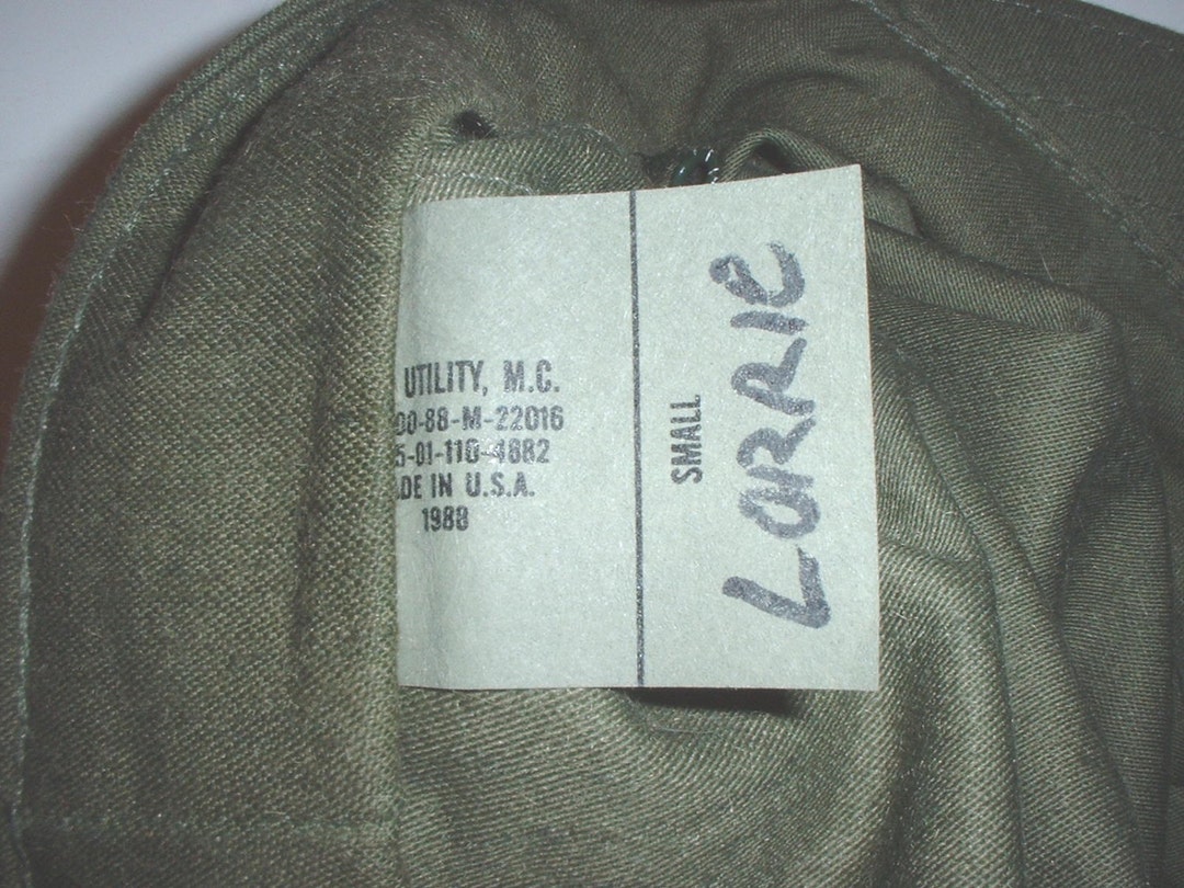 US Marine Corps Utility Cover Size SMALL 1988 Near-new - Etsy