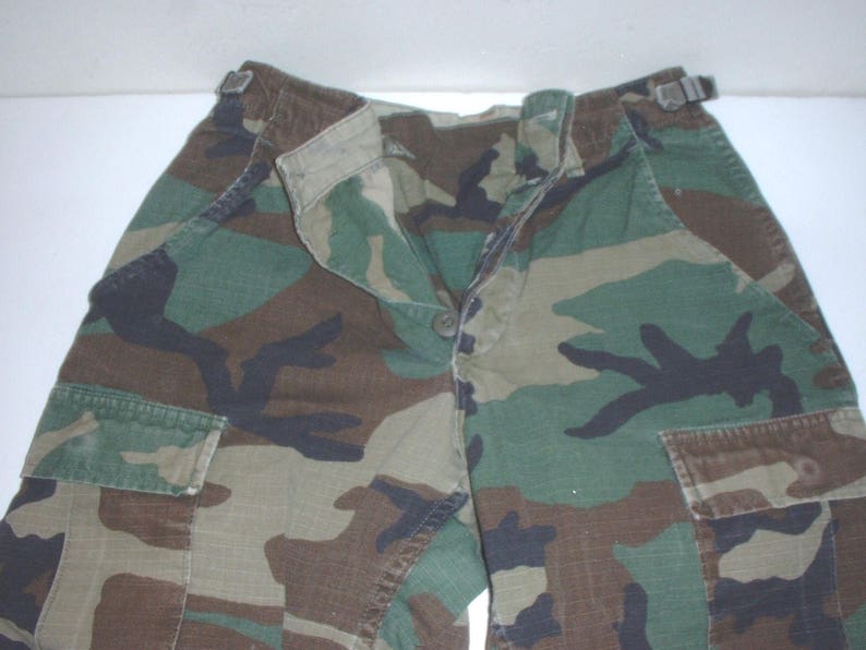US Army BDU Trousers Woodland Camouflage X-small Short - Etsy