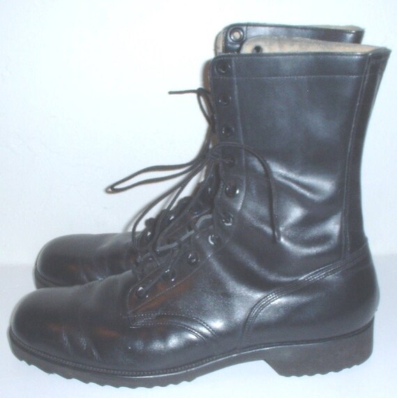 narrow combat boots