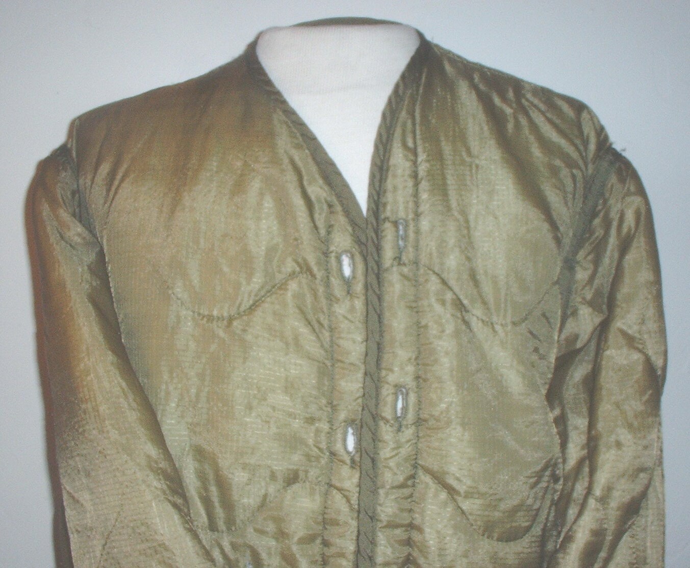 US Army M-65 field jacket Liner, X-Small; S&S Garment 1984; M-65 