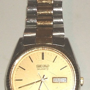 1967 vintage Seiko men&#39;s SQ wristwatch wrist watch keeping time, WITH provenance