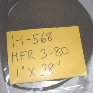 US Army nylon tow line?  28-foot X 1- inch 1980s vintage