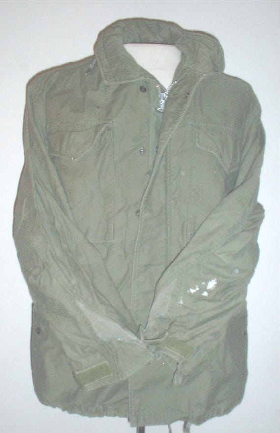 Us Army Vietnam Era Small M 65 Field Jacket Beater Many Etsy