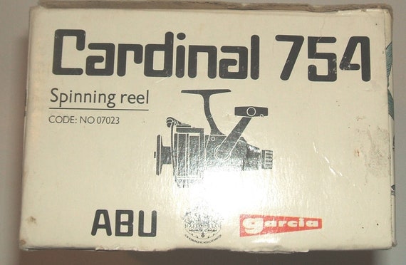 Abu Garcia Reels Spinning Reel Cardinal 754 empty box only circa 1970s-1980s
