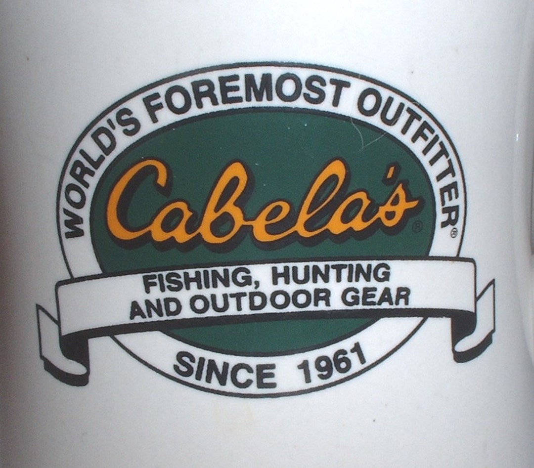 Ceramic Coffee Mug Cabela's Fishing Hunting Outdoor Gear Store Victorstyle Etsy