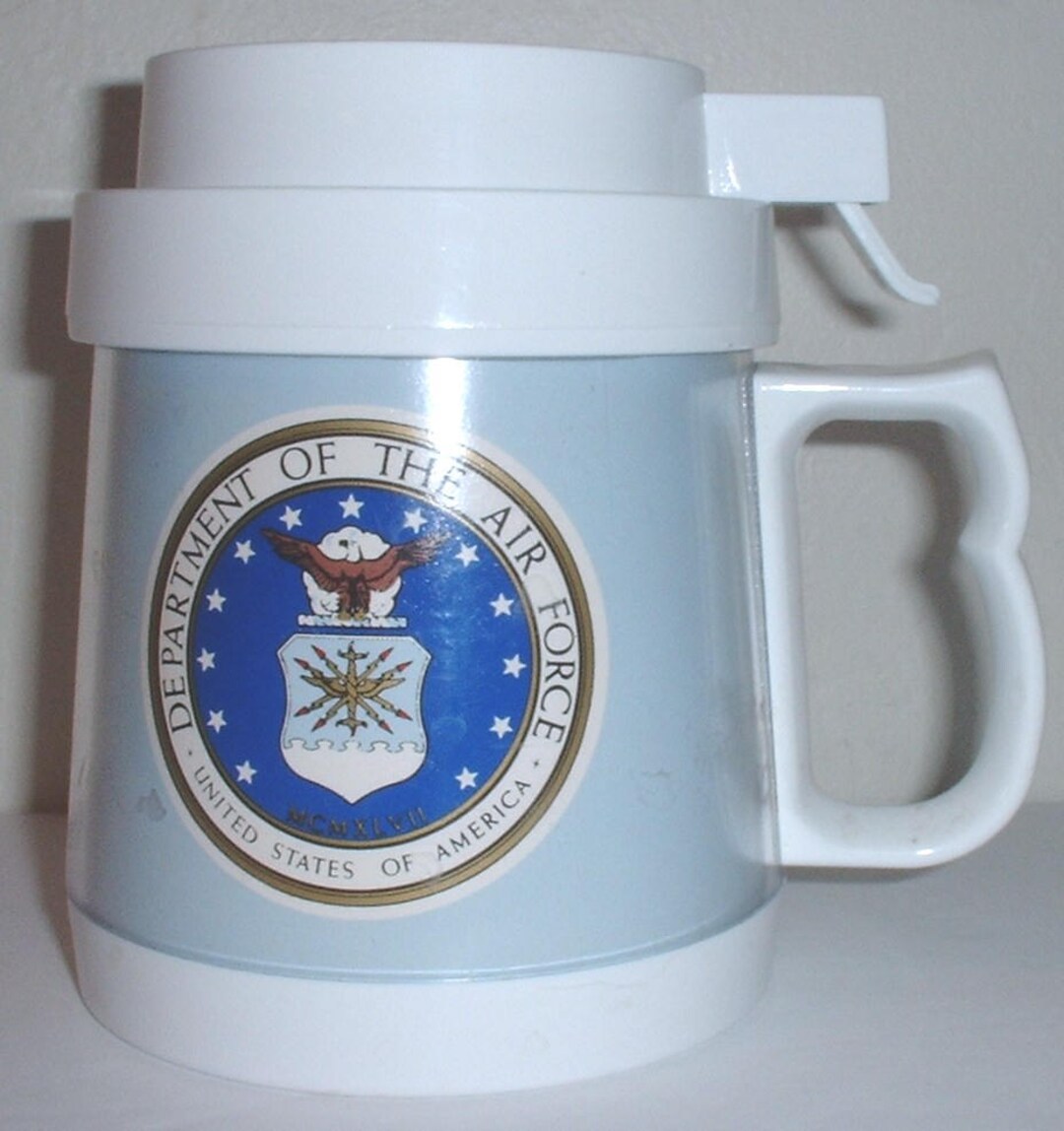 USAF US Air Force Plastic Travel Coffee Mug - Etsy