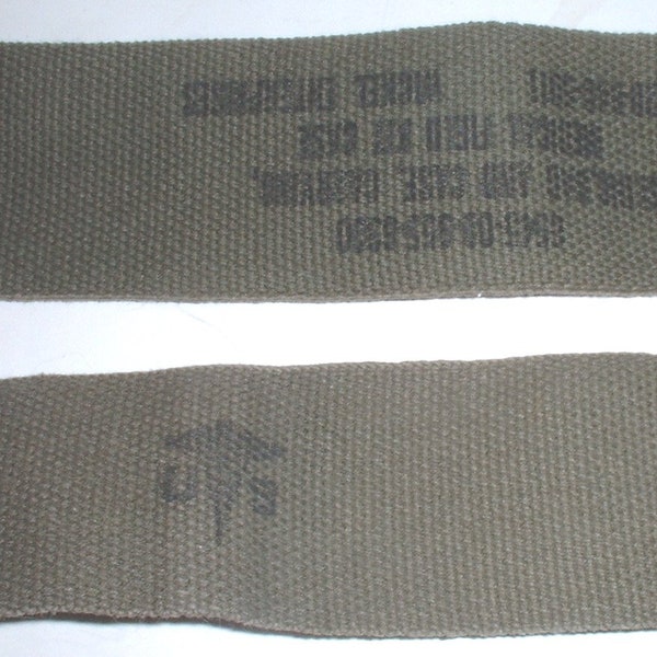 US Army  general purpose carrying strap, cotton, medical corps Wickel Enterprises