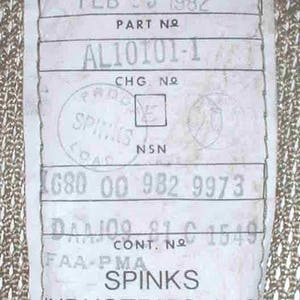 US Army helicopter flyer&#39;s survival vest, Spinks 23 Feb 1982 w/o pouches