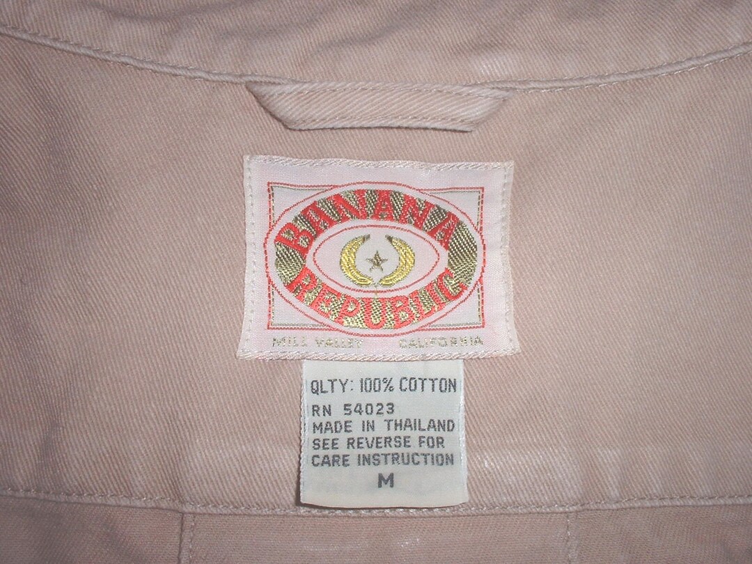 Banana Republic Brand Circa 1980s Cotton Khaki - Etsy