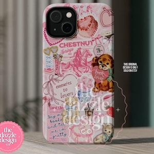 Coquette Trendy Bookish iphone case Romance Reader Coquette Bow Book Lover Phone Case, Coquette Reader iPhone Case, Booktok Bookstagram Case