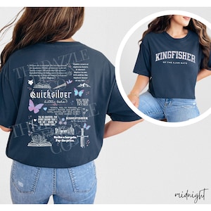 Quicksilver Book Shirt Fantasy Bookish Merch Inspired Callie Hart Kingfisher Fantasy Novel Apparel Romantasy Gift Bookish