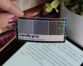 moralisch graue Farbmuster Aufkleber Aufkleber für Kindle-Hülle Bücherwurm Aufkleber Buchliebhaber Aufkleber Dark Romance