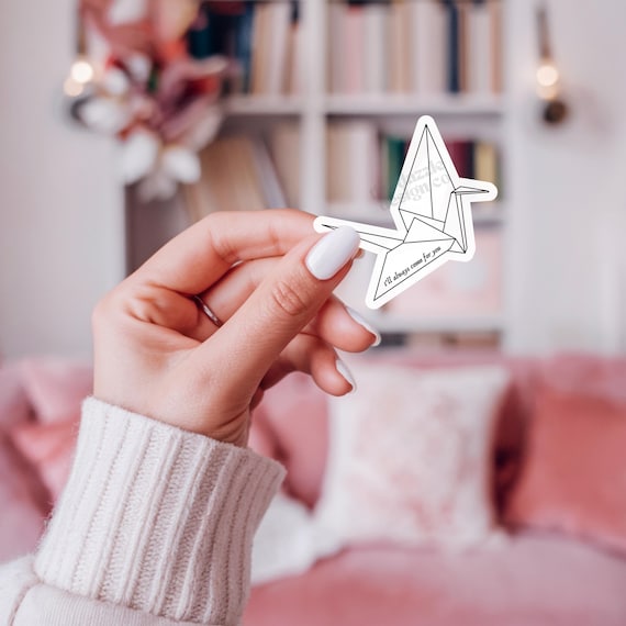 Dramione Oragami Sticker Manacled Sticker Paper Crane Sticker Manacled Fanfiction Bookish Stickers Kindle Stickers