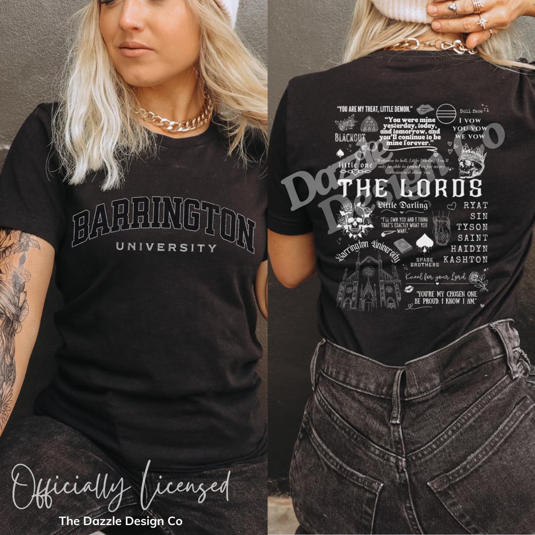 Officially Licensed Barrington University Ritual Shirt Shantel