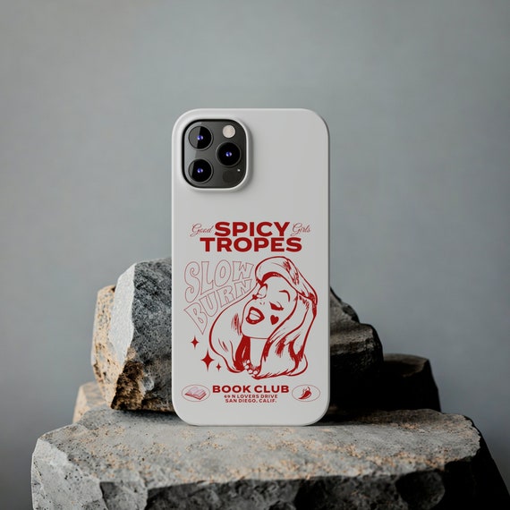 Spicy Romance Reader Book Club Iphone Case Bookish Phone Case Dark Romance Book Merch Reading Booktok Merch Book Literary Phone