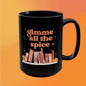 Würzige Bücherwurm Herbst Gewürz Kaffeetasse Tasse Buch Tropen Feinde für Liebhaber gefälschte Datierung Kaffeeliebhaber Buchleser Geschenke Kürbis Gewürz Buch Liebhaber