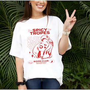 Spicy Book Club Tee Shirt Book Lover Shirt Romance Reader Gift Slow Burn Book Club Bookish Book Club