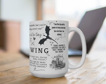 Fantasy Bookish Kaffeebecher Drachen Buch Fantasy Reader Kaffeetasse Buch Liebhaber Becher Geschenk für sie