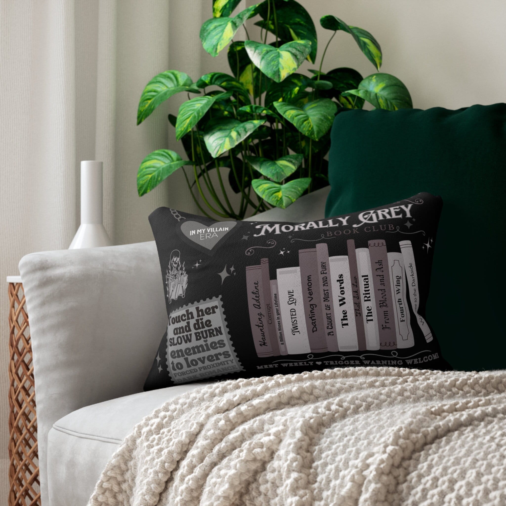Fourth Pillow Covers - Bookish Merch Throw Pillow Cases 18x18 Inch For Couch, Bed, Chair - View #5