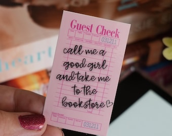 Bookish Kindle Sticker Guest Check Sticker Bookstore and tell me I&#39;m pretty sticker trendy kindle sticker Kindle Reader Stickers