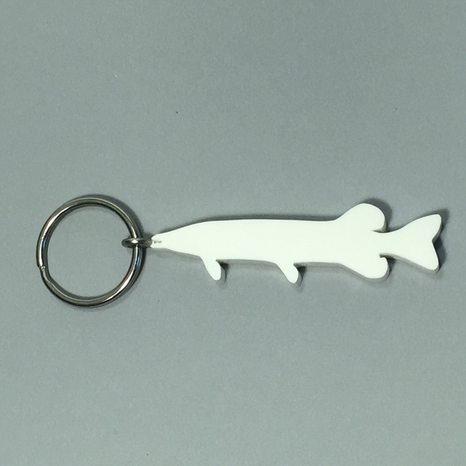 Pike Keychain Recycled Materials Stainless Steel Keychain Eco Friendly  Gifts for Fishermen 