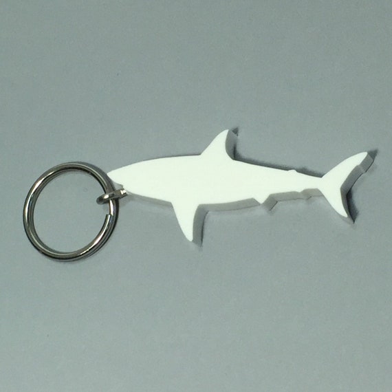 Great White Shark Keychain – Eco Friendly Gift for Shark Lovers