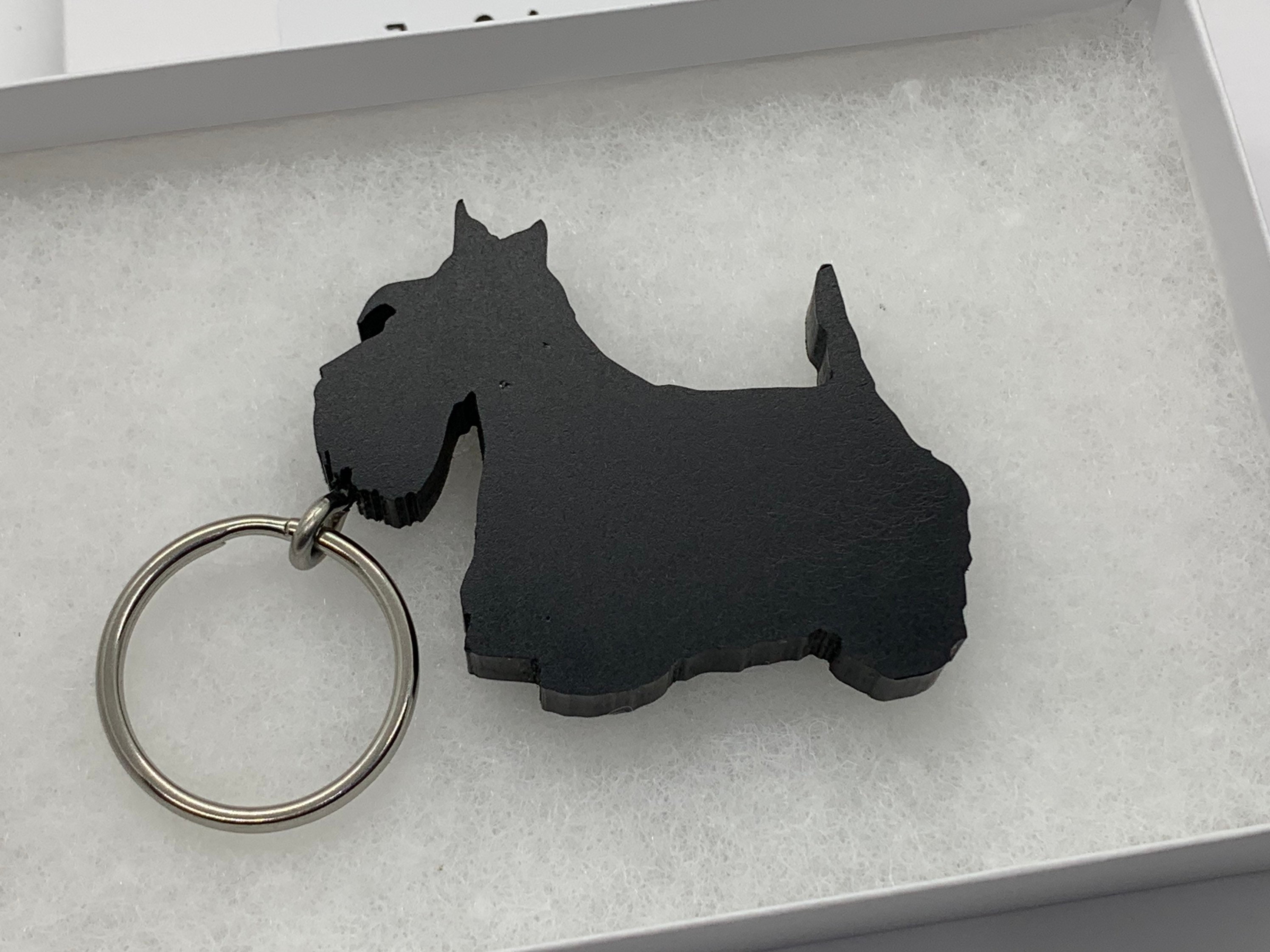 Scottie dog store keyring