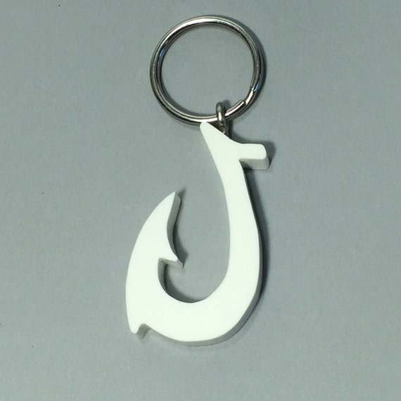 fake hawaiian fish hook Recycled Plastic Hawaiian Fish Hook Keychain