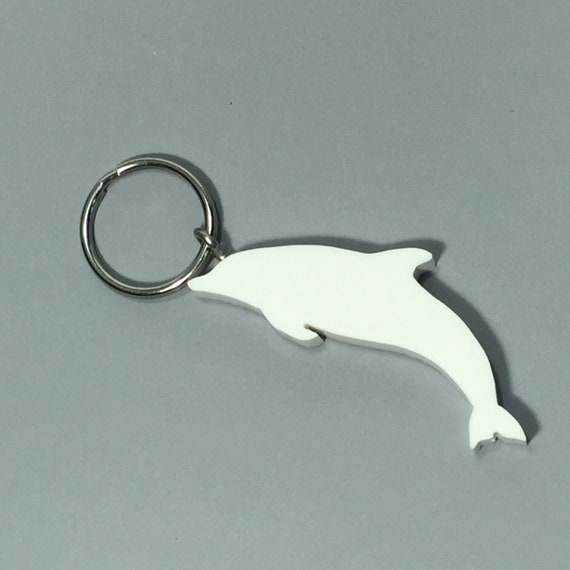 Mahi Mahi Dolphinfish Keychain Recycled Materials Stainless Steel