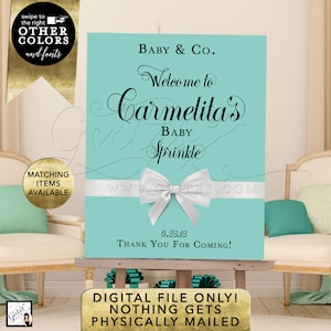 Baby Shower/Cartellonistica con granelli di zucchero per neonati/Cartelli di benvenuto e decorazioni per neonati/Colazione e altro/Materiale stampabile digitale/Givets/Biglietti vintage.