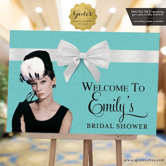Audrey Personalized Poster/Banner For Easel Welcome Sign Digital Download.