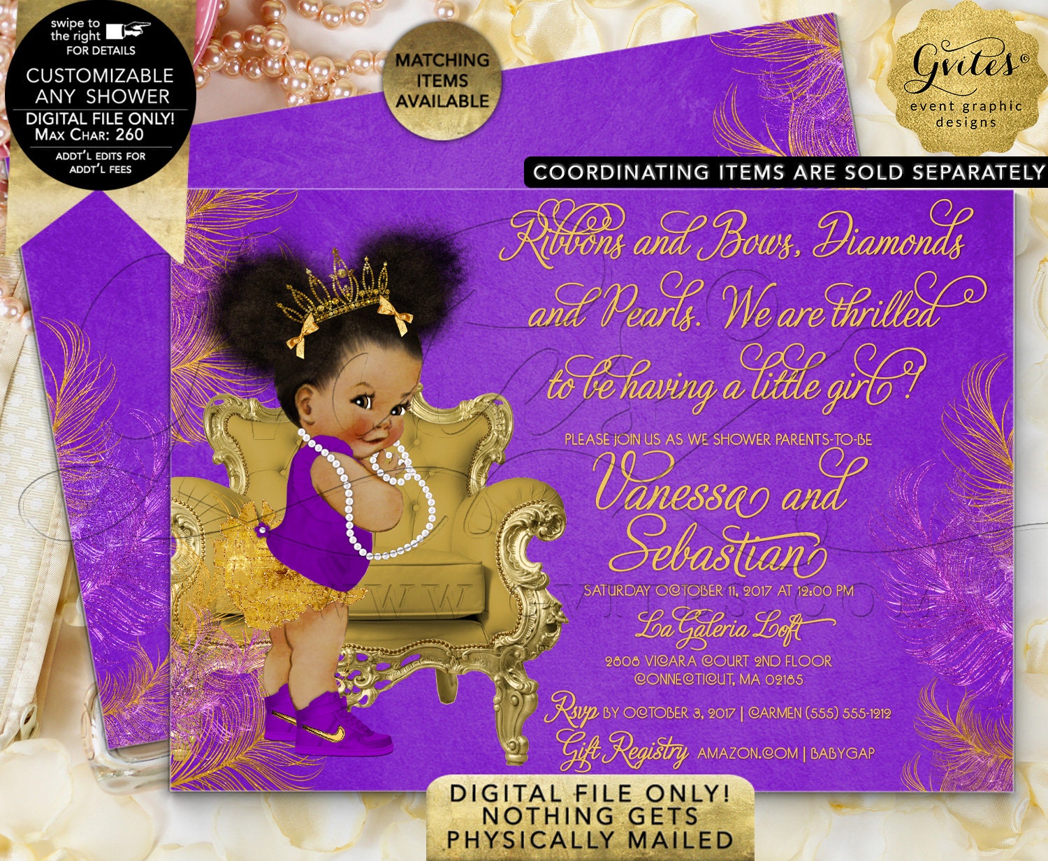 purple-baby-shower-invitations-girls-purple-gold-royal-baby-shower-invitation-zazzle