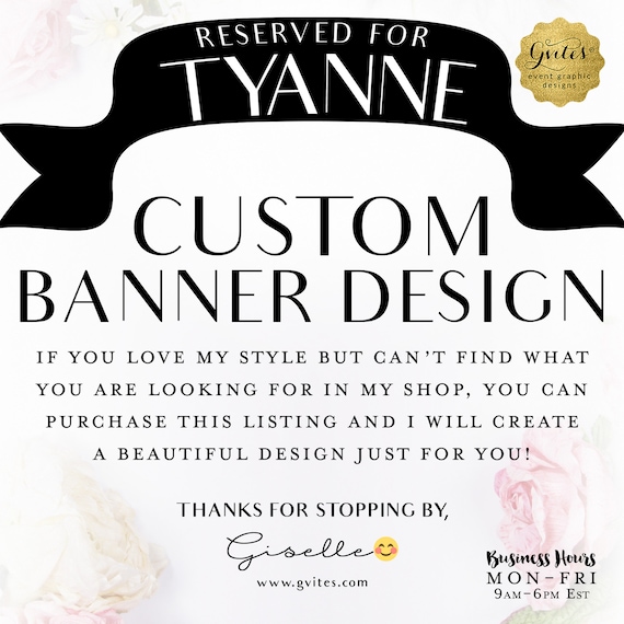 8x8' Printable Custom Banner Backdrop Digital Illustration *Reserved Listing for Tyanne" | Gvites Shop