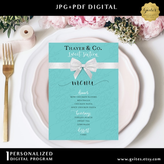 Breakfast at tiffany's menu deals