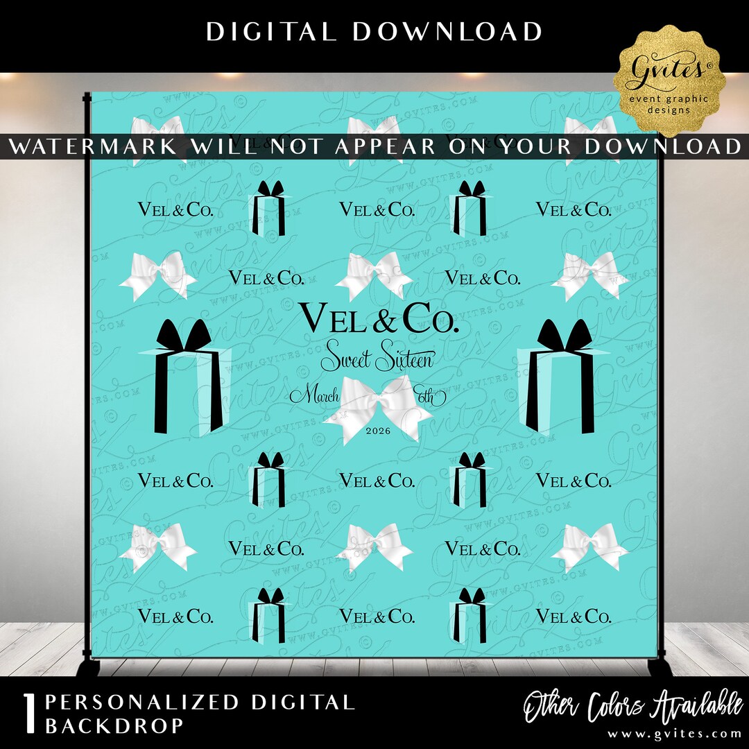 Personalized Sweet 16 Step Repeat Wall Backdrop For Photos Breakfast personalized-sweet-16-step-repeat-wall-backdrop-for-photos-breakfast