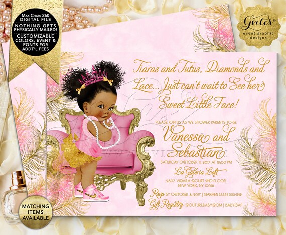 pink gold baby shower