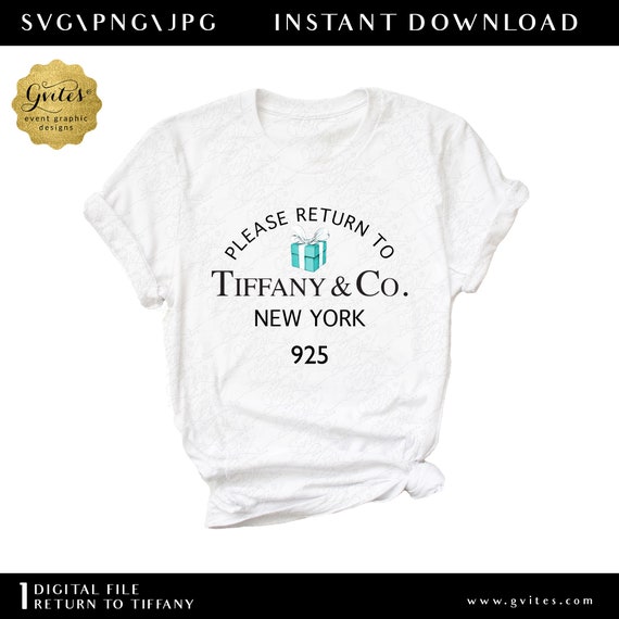 Return to Tiffany & Co SVG cut file JPG and PNG Files. Instant Download. Il_570xn
