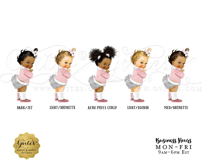 Water Labels Party Favors/ Winter Wonderland Baby Shower/ Pink and Silver/ Baby it's Cold Outside African American. 8x2 5 Per/ Sheet image 4