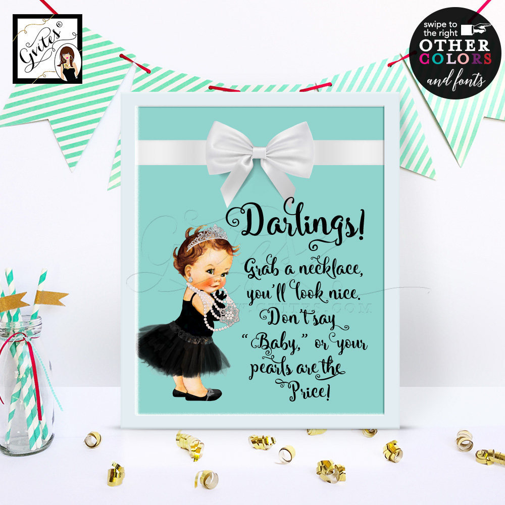 Pearl Necklace Game for Baby Shower/ Baby shower games pearl necklace