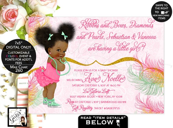 pink yellow and gold baby shower