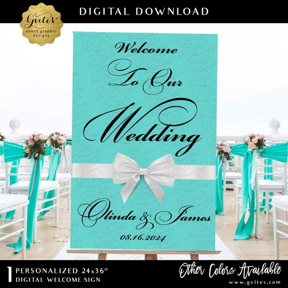 Wedding Table Poster Printable | Digital Download 24x36"