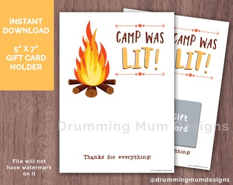 Deer & Campfire Camping Girls Personalized Party Thank You Cards Deer & Campfire Camping Girls Personalized Party Thank You Cards