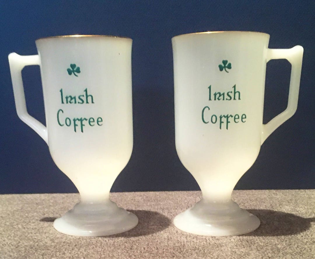 Vintage Irish Coffee Mugs Vintage Saint Patrick's Mug Set of Two Etsy