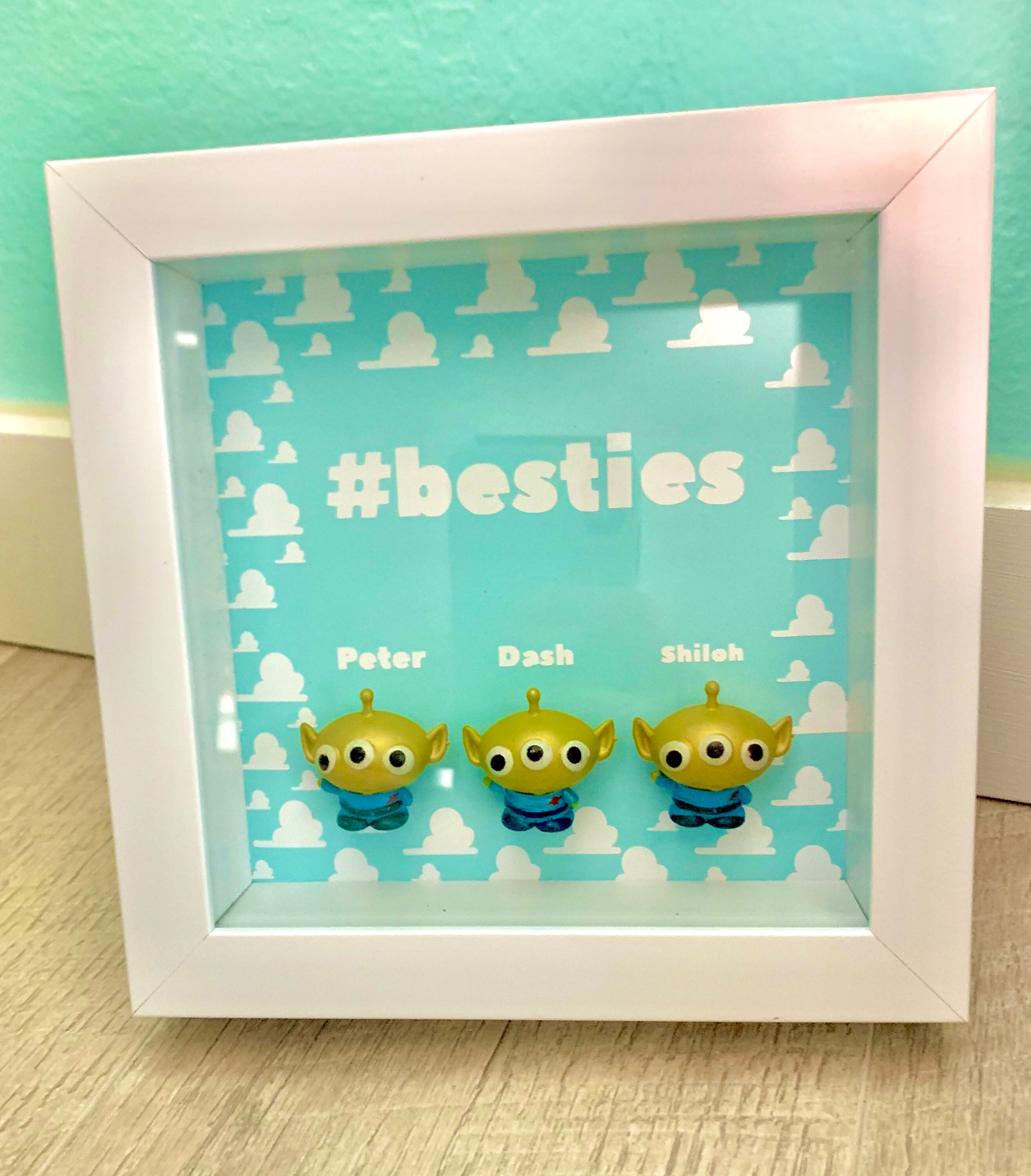 Toy Story besties Room Decor Shadow box 6x6in Custom Etsy