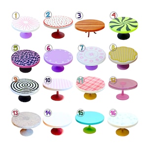 MGA Miniverse Make it Mini - Miniature Tables and Stands - Dollhouse Display - YOU CHOOSE