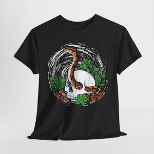 Ball Python Snake, Snake, & Succulents T-Shirt - Royal Python Tee - Snake Keeper - Herpetologist Clothing