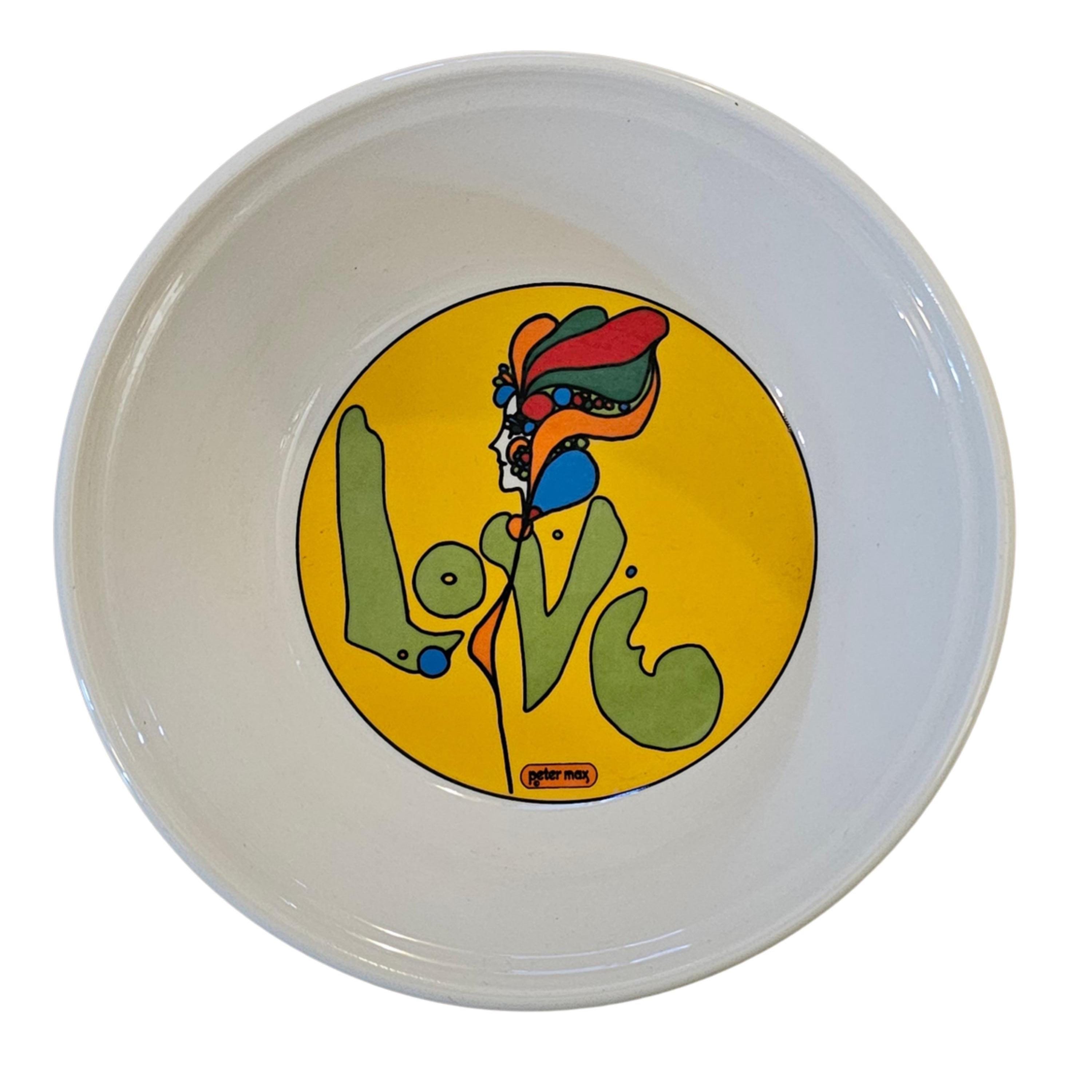 Peter Max Bowl - Etsy